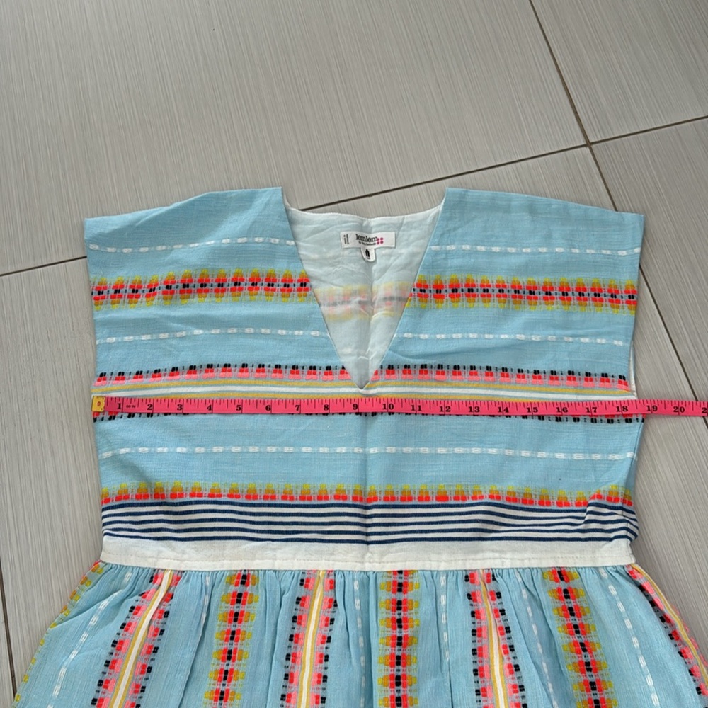 Lemlem NWOT Boho lined MIDI Dress with embroidered details - Picture 10 of 12